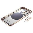 Back Housing Cover with SIM Card Tray & Side keys & Camera Lens for iPhone 11 Pro(Gold) - 3