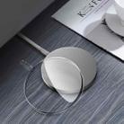 Transparent Round Plastic Protective Case for Magsafe Wireless Charger - 5