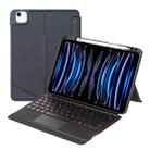 T11-AS For iPad Air 5/4 10.9/Pro 11 2022&2021&2020&2018 Touch Backlight Split Type Bluetooth Keyboard Leather Case - 1