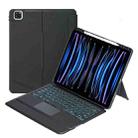 T129-AS For iPad Pro 12.9 2022/2021/2020/2018 Touch Backlight Split Type Bluetooth Keyboard Leather Case - 1