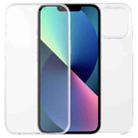For iPhone 13 mini PC+TPU Ultra-Thin Double-Sided All-Inclusive Transparent Case - 1
