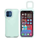 For iPhone 12 mini Ring Flash Selfie Fill Light Protective Case  (Green) - 1