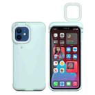 For iPhone 12 / 12 Pro Ring Flash Selfie Fill Light Protective Case (Green) - 1