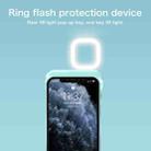 For iPhone 12 Pro Max Ring Flash Selfie Fill Light Protective Case (White) - 7