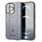 Rugged Shield Full Coverage Shockproof TPU Case for iPhone 13 Pro Max(Grey) - 1