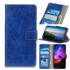 For iPhone 11 Pro Max Retro Crazy Horse Texture Horizontal Flip Leather Case, with Holder & Card Slots & Photo Frame & Wallet (Blue) - 1