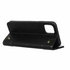 For iPhone 11 Pro Max Copper Buckle Nappa Texture Horizontal Flip Leather Case, with Holder & Card Slots & Wallet (Black) - 4