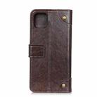 For iPhone 11 Pro Max Copper Buckle Nappa Texture Horizontal Flip Leather Case, with Holder & Card Slots & Wallet (Coffee) - 3