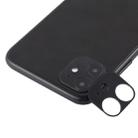 For iPhone 11 TPE Rear Camera Lens Protective Film(Black) - 1