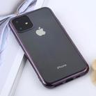 Transparent TPU Anti-Drop And Waterproof Mobile Phone Protective Case for iPhone 11(Purple) - 1