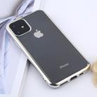 Transparent TPU Anti-Drop And Waterproof Mobile Phone Protective Case for iPhone 11(Silver) - 1