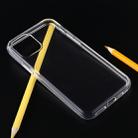 For iPhone 11 Shockproof Solid Color TPU Protective Case  (Transparent) - 1