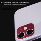 For iPhone 11 Rear Camera Lens Protection Ring Cover  (Silver) - 4