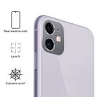 For iPhone 11 Rear Camera Lens Protection Ring Cover  (Silver) - 5