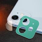 Rear Camera Lens Protection Ring Cover + Rear Camera Lens Protective Film Set for iPhone 11 (Green) - 1