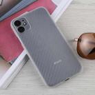 For iPhone 11 Carbon Fiber Texture PP Protective Case (Transparent) - 1