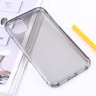 For iPhone 11 Shockproof Thick Transparent TPU Protective Case  (Grey) - 1