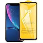 For iPhone 11 / XR 9H 9D Full Screen Tempered Glass Screen Protector - 1