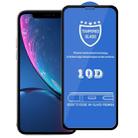 For iPhone 11 / XR 9H 10D Full Screen Tempered Glass Screen Protector - 1