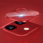 For iPhone 11 TOTUDESIGN Armour Rear Camera Lens Protective Film (Red) - 1