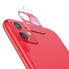 For iPhone 11 TOTUDESIGN Crystal Color Rear Camera Lens Protective Film (Red) - 1