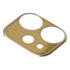 For iPhone 11 Aluminum Alloy Camera Lens Protector (Gold) - 3