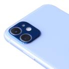 For iPhone 11 Aluminum Alloy Camera Lens Protector (Blue) - 2