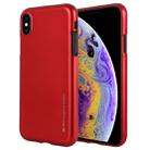 For iPhone XS Max GOOSPERY JELLY Series Shockproof Soft TPU Case(Red) - 1