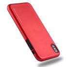 For iPhone XS Max GOOSPERY JELLY Series Shockproof Soft TPU Case(Red) - 2