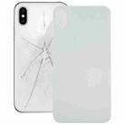 Glass Battery Back Cover for iPhone XS Max(White) - 1
