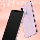 For iPhone XS Max SULADA Rhombic Texture Diamond TPU Case (Pink) - 1