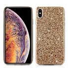 Glitter Powder TPU Case for  iPhone XS Max (Gold) - 1