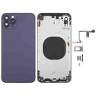 Back Cover with Appearance Imitation of iP14 Pro Max for iPhone XS Max(Purple) - 1