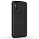 TPU + PC Protective Case for iPhone XS Max, with Card Slot and Holder (Black) - 1