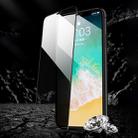 For iPhone XS Max REMAX Rock Series Anti-spy Tempered Glass Protective Film (Black) - 1