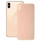 Easy Replacement Big Camera Hole Glass Back Battery Cover with Adhesive for iPhone XS Max(Gold) - 1
