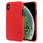 GOOSPERY SOFT FEELING Liquid TPU Drop-proof Soft Protective Case for iPhone XS Max(Red) - 1