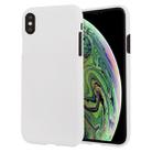 GOOSPERY SOFT FEELING Liquid TPU Drop-proof Soft Protective Case for iPhone XS Max(White) - 1