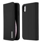 DUX DUCIS WISH Series TPU + PU + Leather Case for iPhone XS Max, with Card Slots & Wallet (Black) - 1