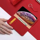 DUX DUCIS WISH Series TPU + PU + Leather Case for iPhone XS Max, with Card Slots & Wallet (Red) - 2