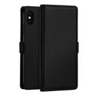 DZGOGO MILO Series PC + PU Horizontal Flip Leather Case for iPhone XS Max, with Holder & Card Slot & Wallet(Black) - 1