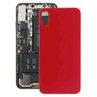 Battery Back Cover with Adhesive for iPhone XS Max(Red) - 1