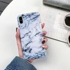 For iPhone XS Max Full Coverage Glossy Marble Texture Shockproof TPU Case - 1