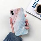 For iPhone XS Max Full Coverage Glossy Marble Texture Shockproof TPU Case - 1