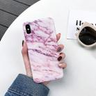 For iPhone XS Max Full Coverage Glossy Marble Texture Shockproof TPU Case - 1