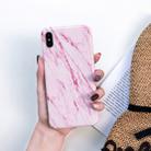 For iPhone XS Max Full Coverage Glossy Marble Texture Shockproof TPU Case - 1