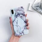 For iPhone XS Max Full Coverage Glossy Marble Texture Shockproof TPU Case - 1