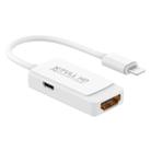 8 Pin to HDMI Female 2K Full HD AV HDTV Adapter Cable(White) - 1