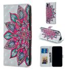 For iPhone XS Max Half Flower Pattern Horizontal Flip Leather Case with Holder & Card Slots & Photo Frame & Wallet - 1
