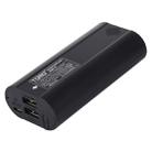 TOMO P2 USB Smart 2 Battery Charger with  Indicator Light for 18650 Li-ion Battery(Black) - 4